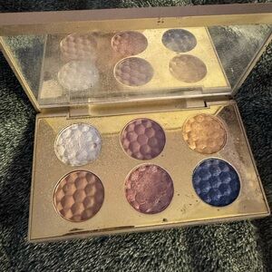 Stila Six-Color Eyeshadow Palette in Blue, Purple, Gold, Brown, Silver, Pink